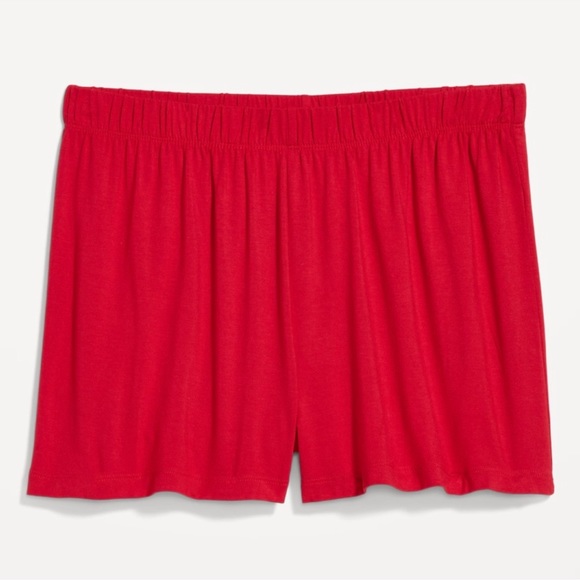 NWT OLD NAVY Knit Jersey Pajama Short ROBBIE RED SIZE Xtra SMALL - Picture 1 of 7